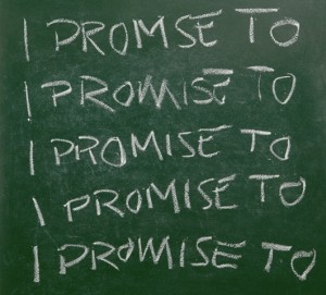 I promise to.....